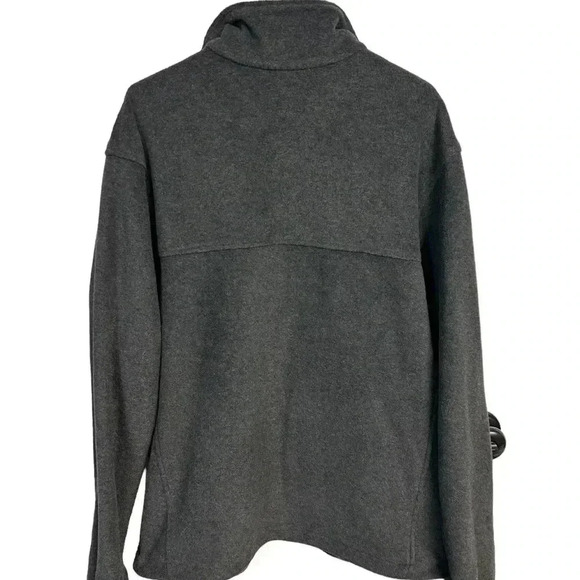 Columbia Men’s Fleece Full Zip Gray Jacket Size Large - Picture 5 of 8